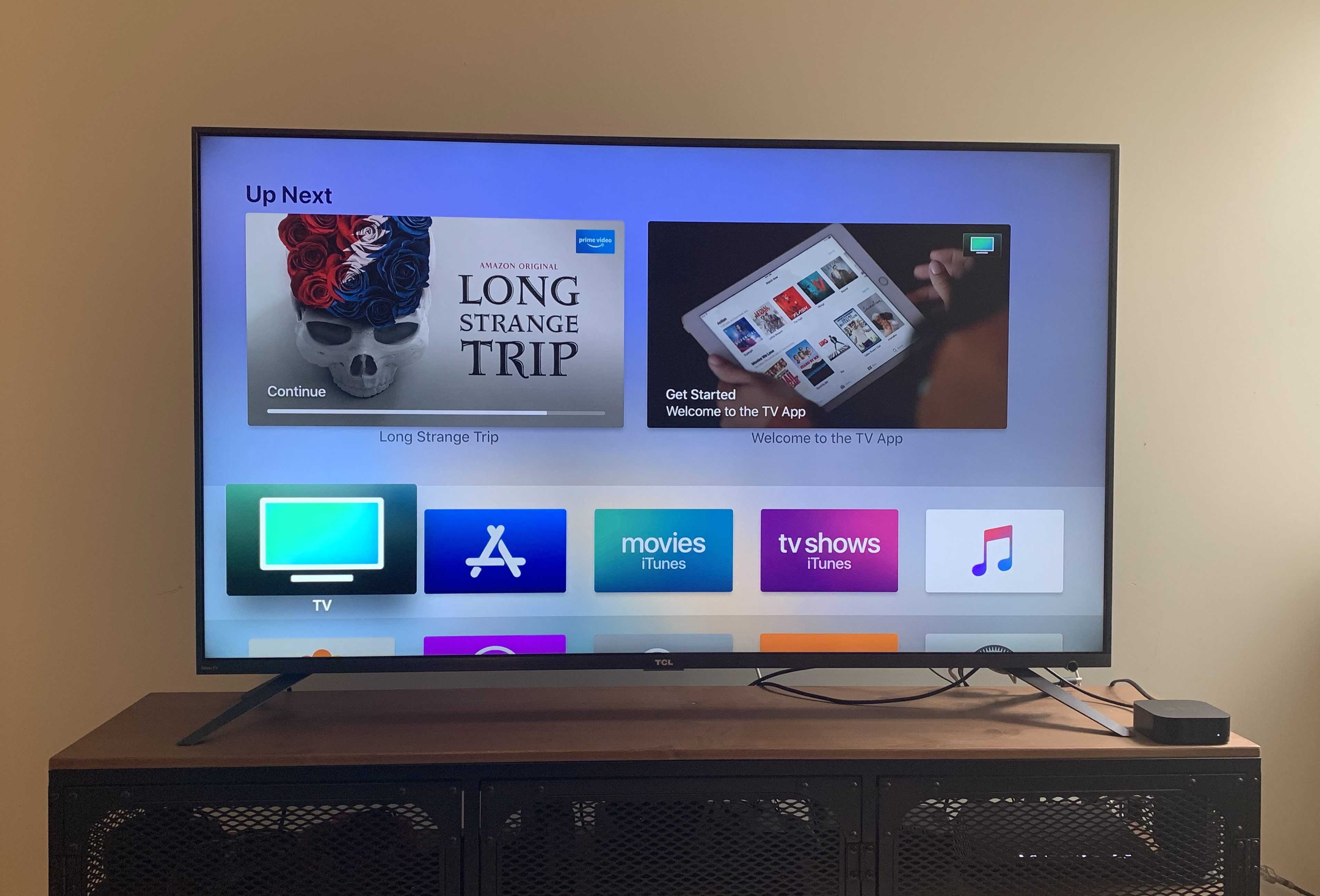 Apple TV 4K review - Apple TV home screen